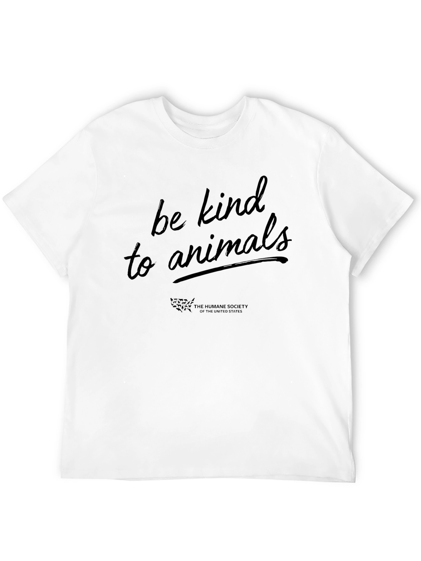 Be Kind to Animals Black T-Shirt