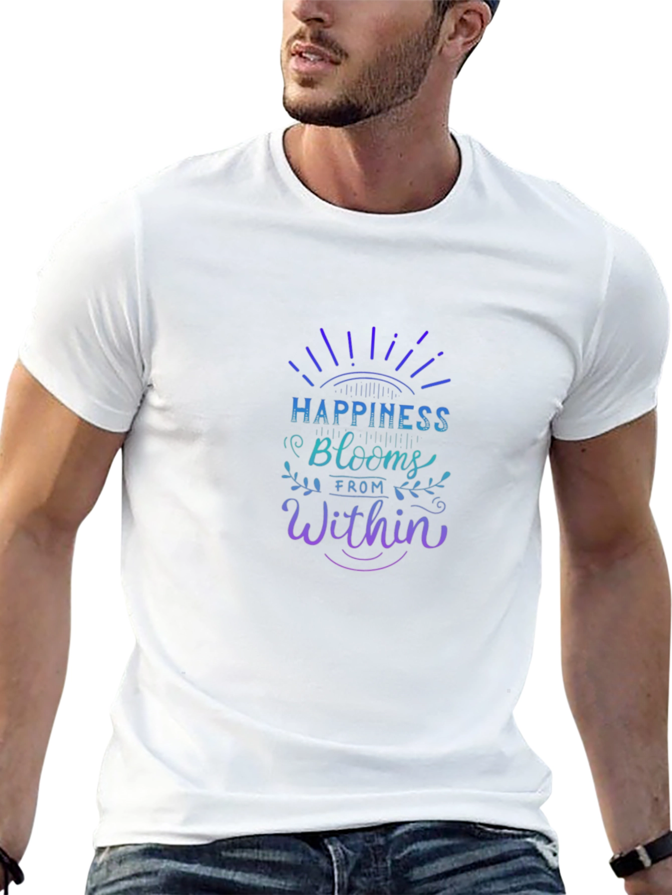 Happiness Blooms Within Graphic T-Shirt