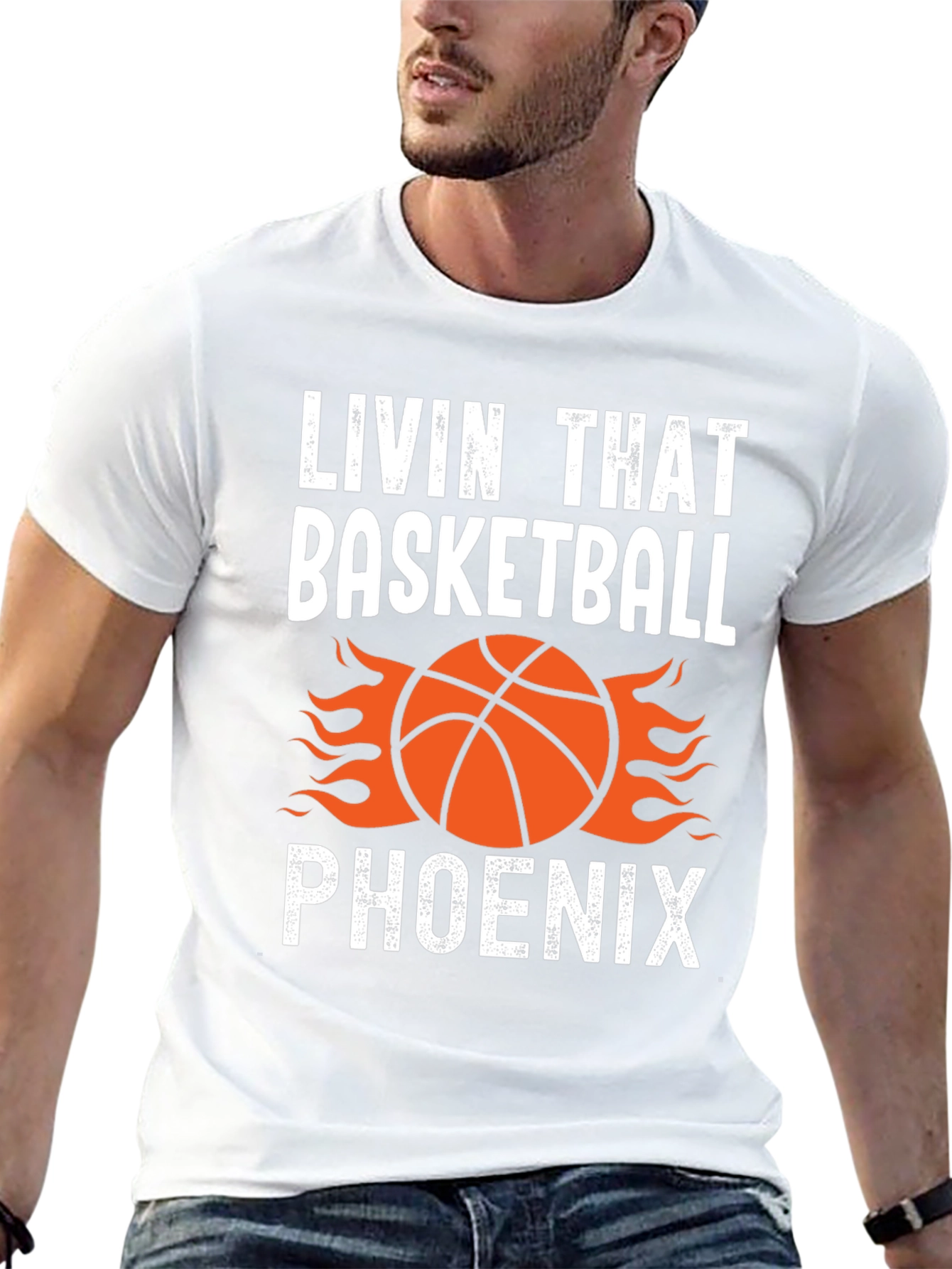 Livin That Basketball Phoenix Graphic Tee