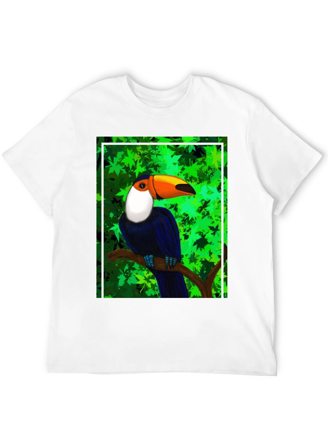 Toucan Graphic Tee - Tropical Bird T-Shirt