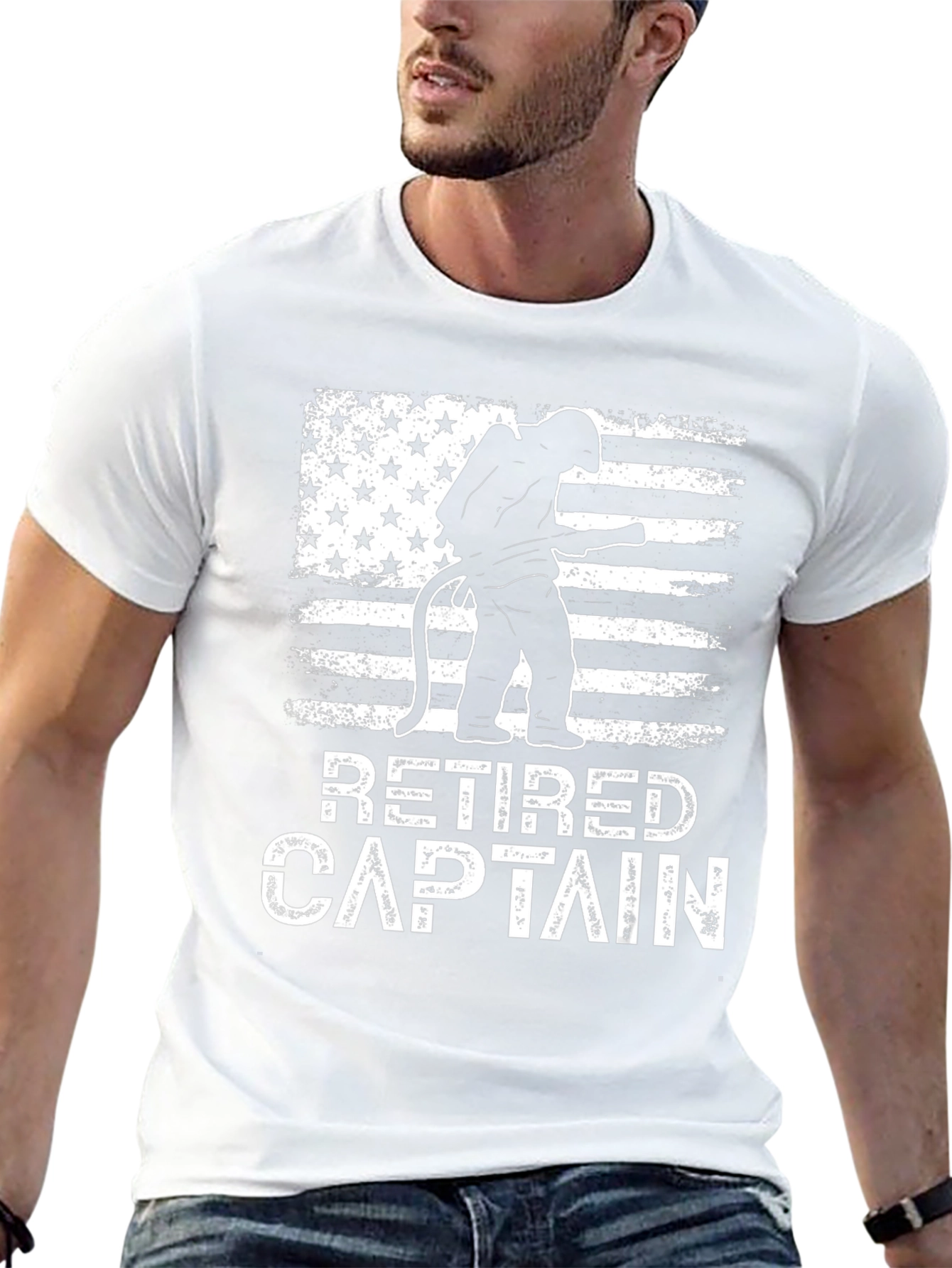 Retired Captain Firefighter T-Shirt