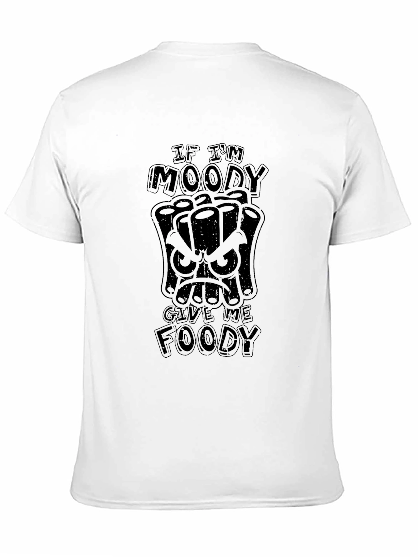 Moody Foody Graphic T-Shirt - Black Cotton Tee