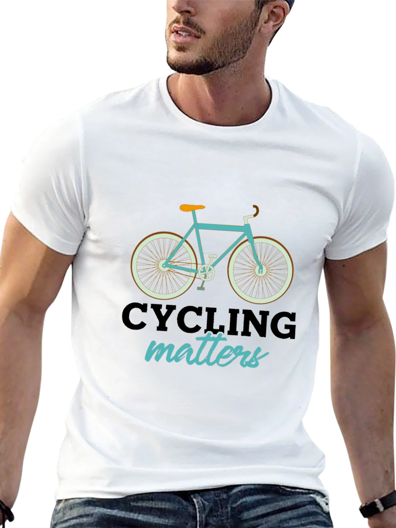 Cycling Matters Graphic T-Shirt Mens Black Tee