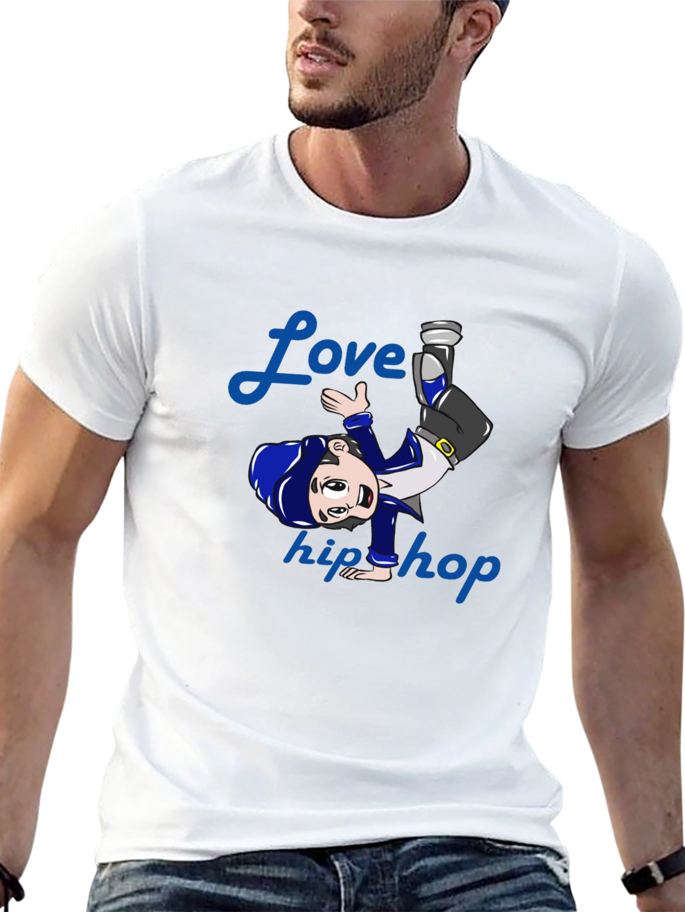 Love Hip Hop T-Shirt - Black Graphic Tee