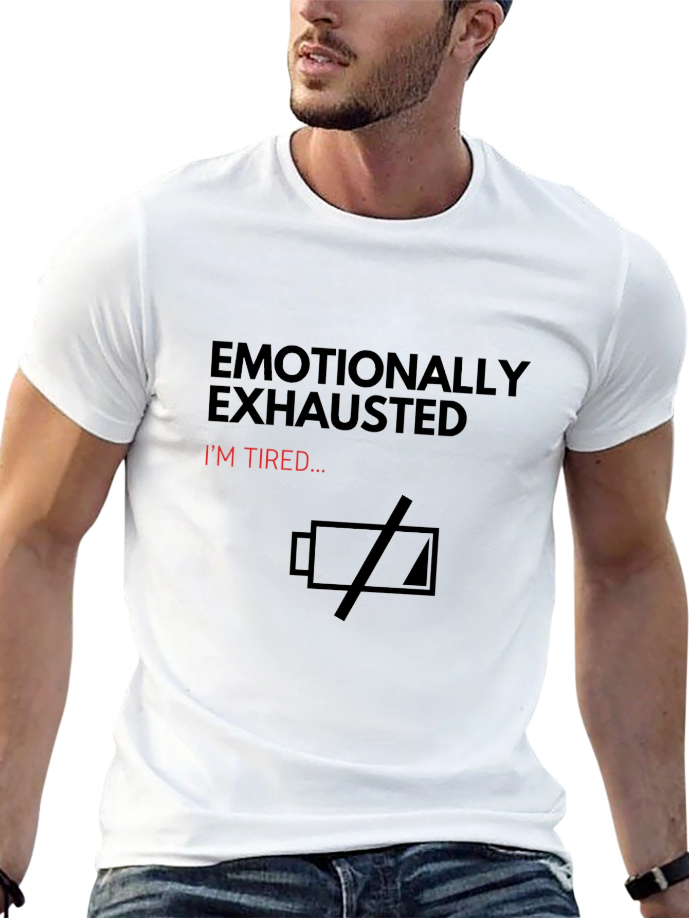 Emotionally Exhausted Graphic Tee - Funny Unisex T-Shirt