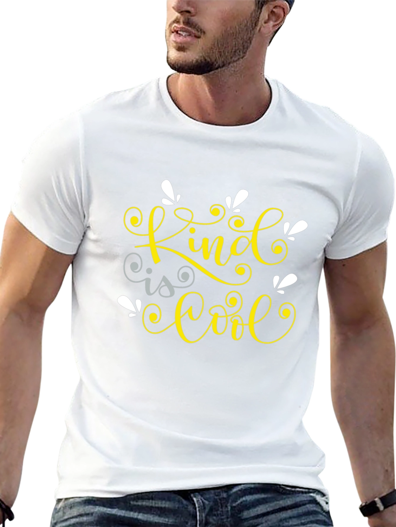 Kind is Cool Graphic Tee - Black