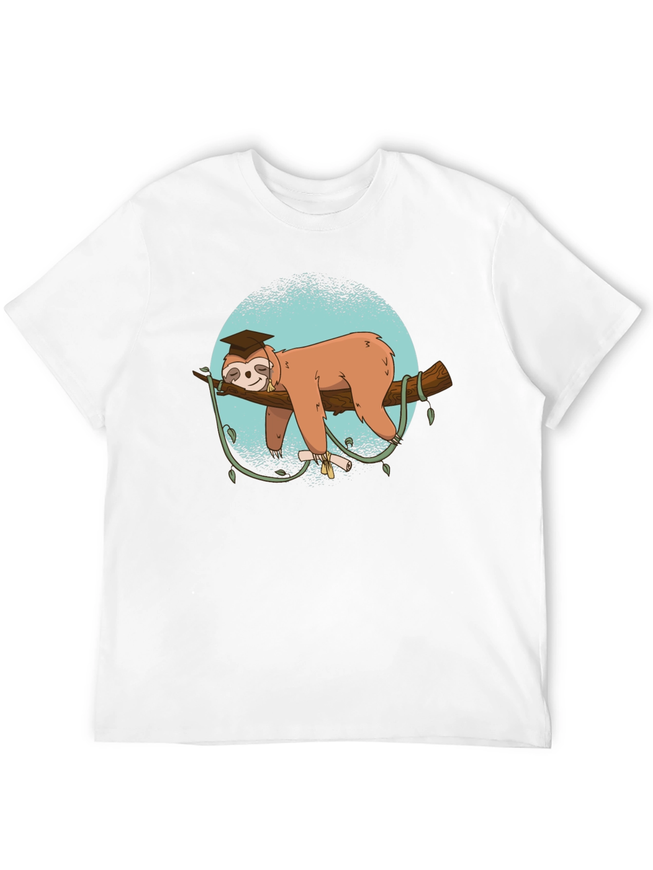 Graduate Sloth T-Shirt - Sleepy Success!