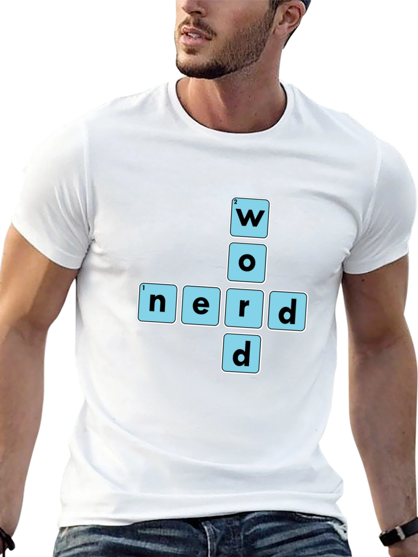 Word Nerd Graphic T-Shirt - Black Cotton Tee