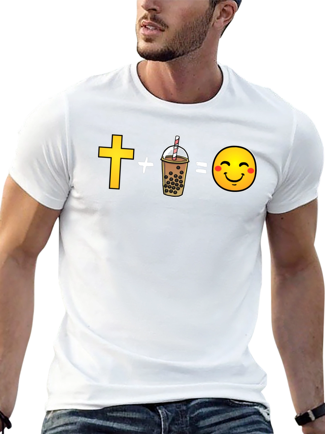 Faith and Boba Happiness Graphic Tee