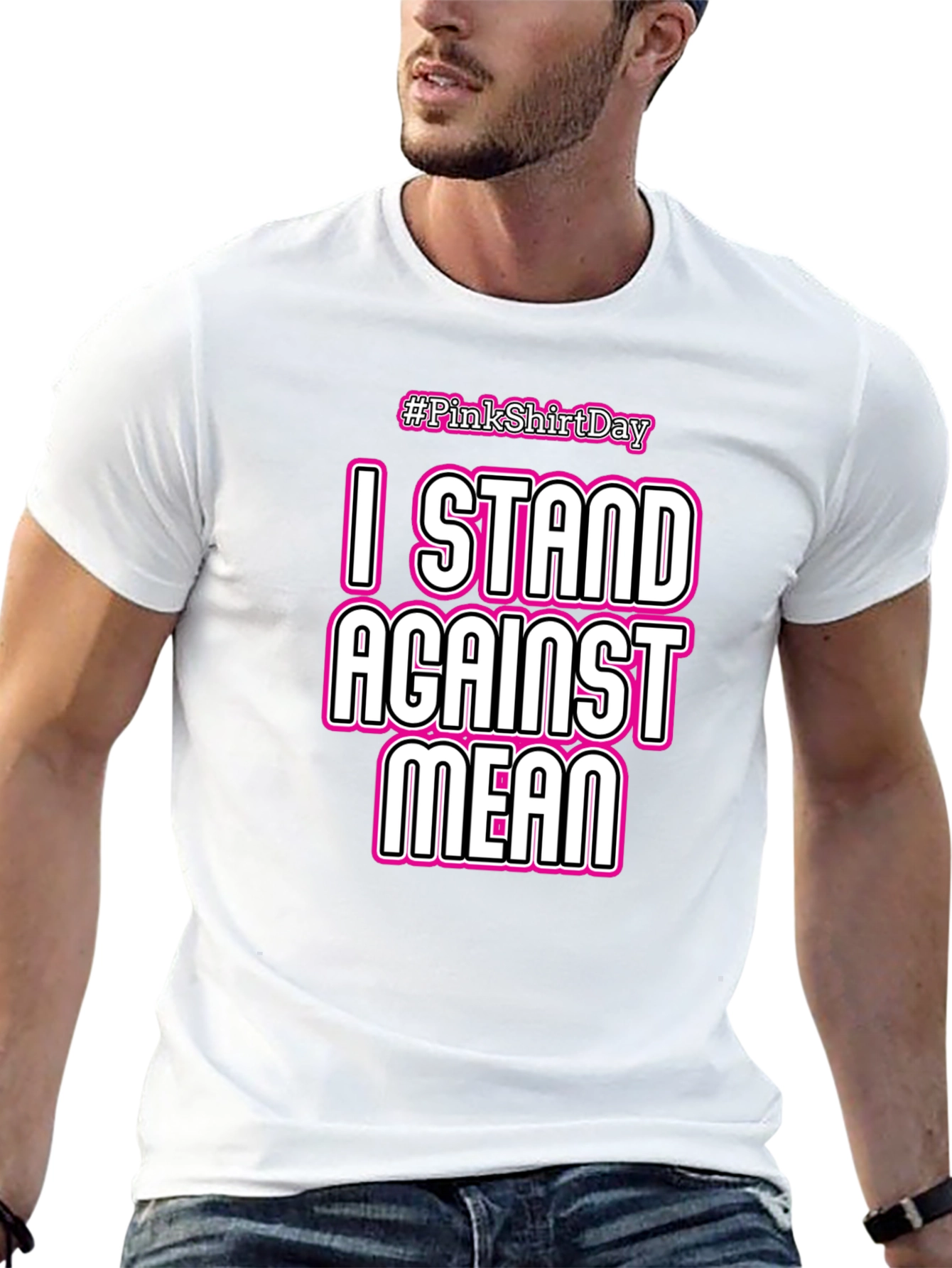 I STAND AGAINST MEAN T-Shirt