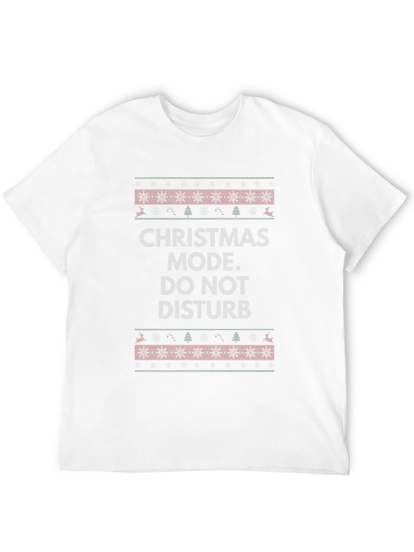 Christmas Mode Do Not Disturb Graphic Tee Shirt