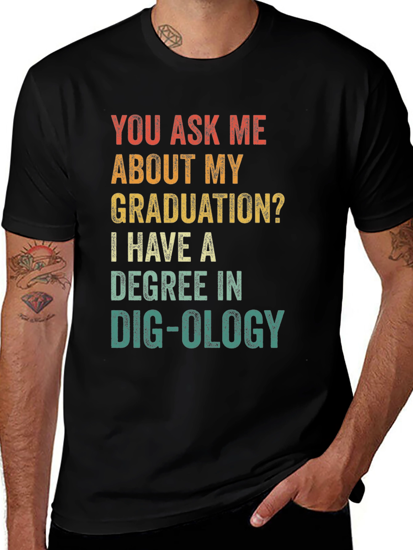 Dig-ology Degree Graphic T-Shirt