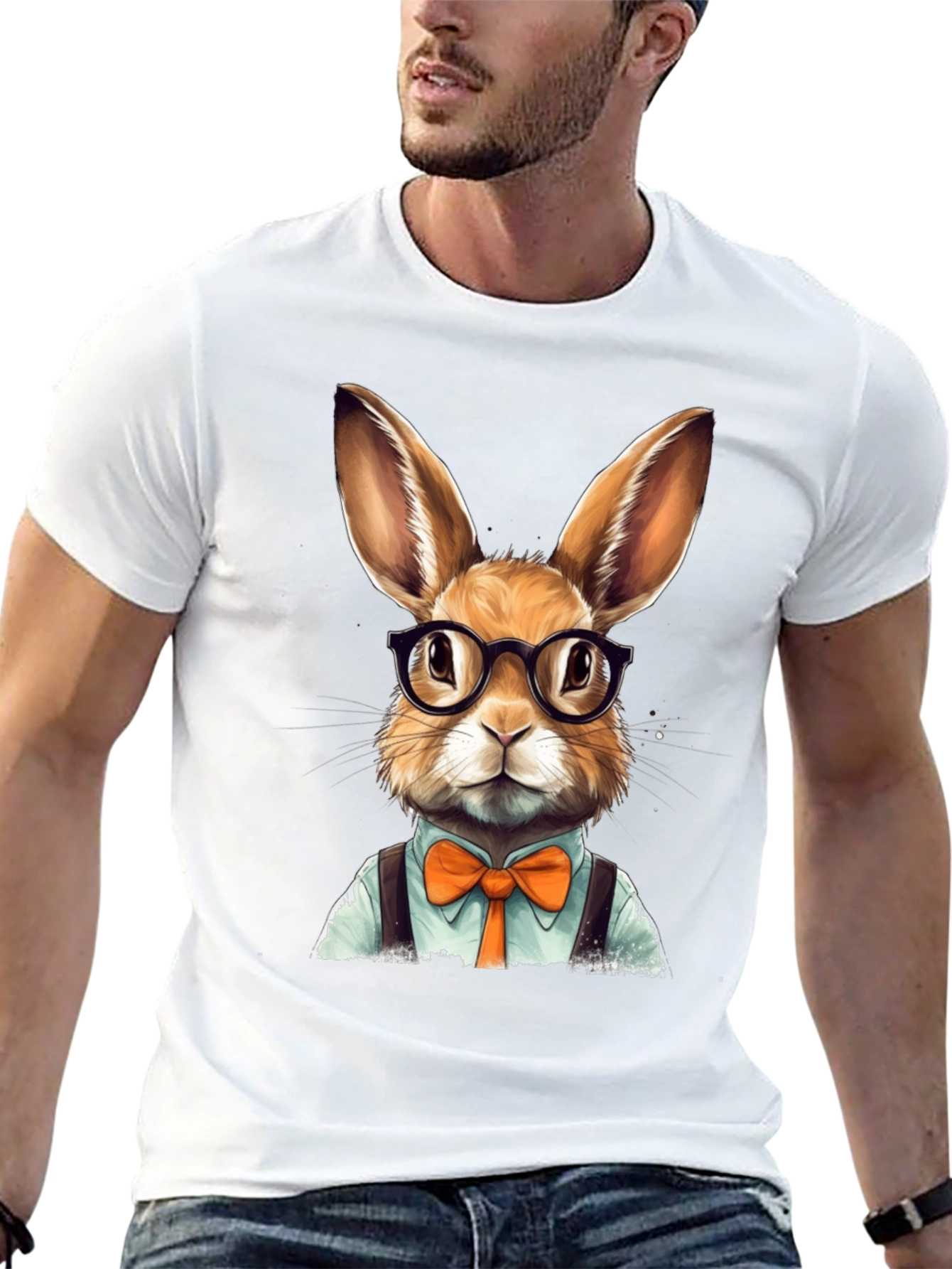 Dapper Rabbit Graphic Tee