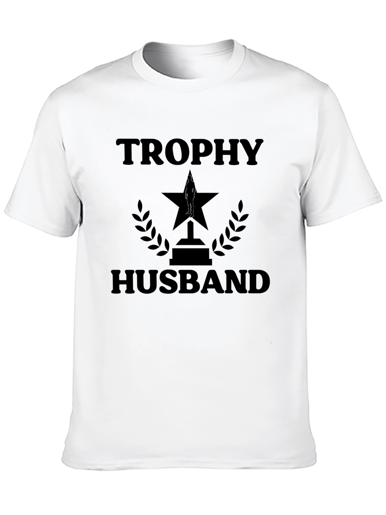 Trophy Husband Graphic Tee - Black