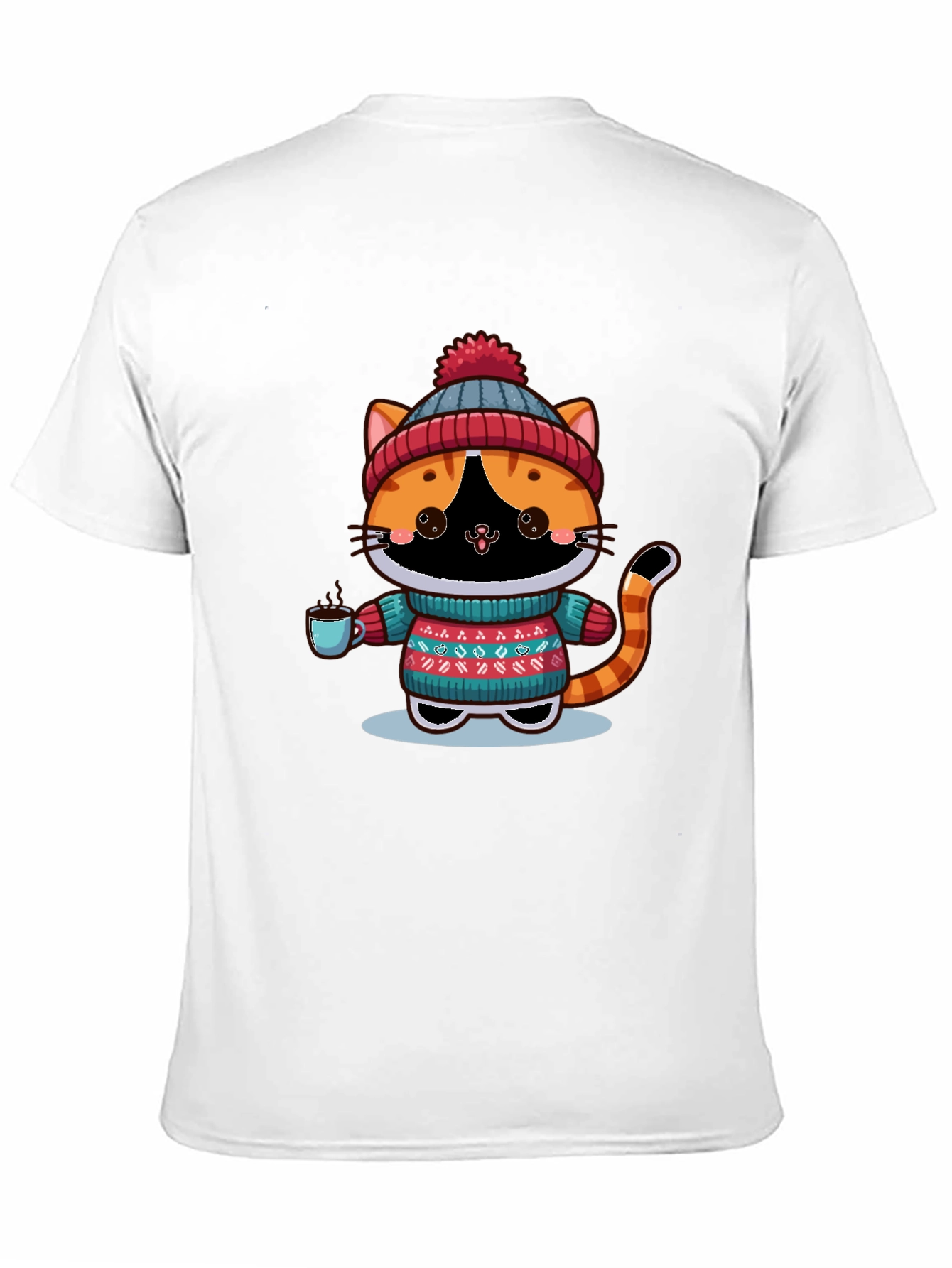 Cozy Winter Cat T-Shirt