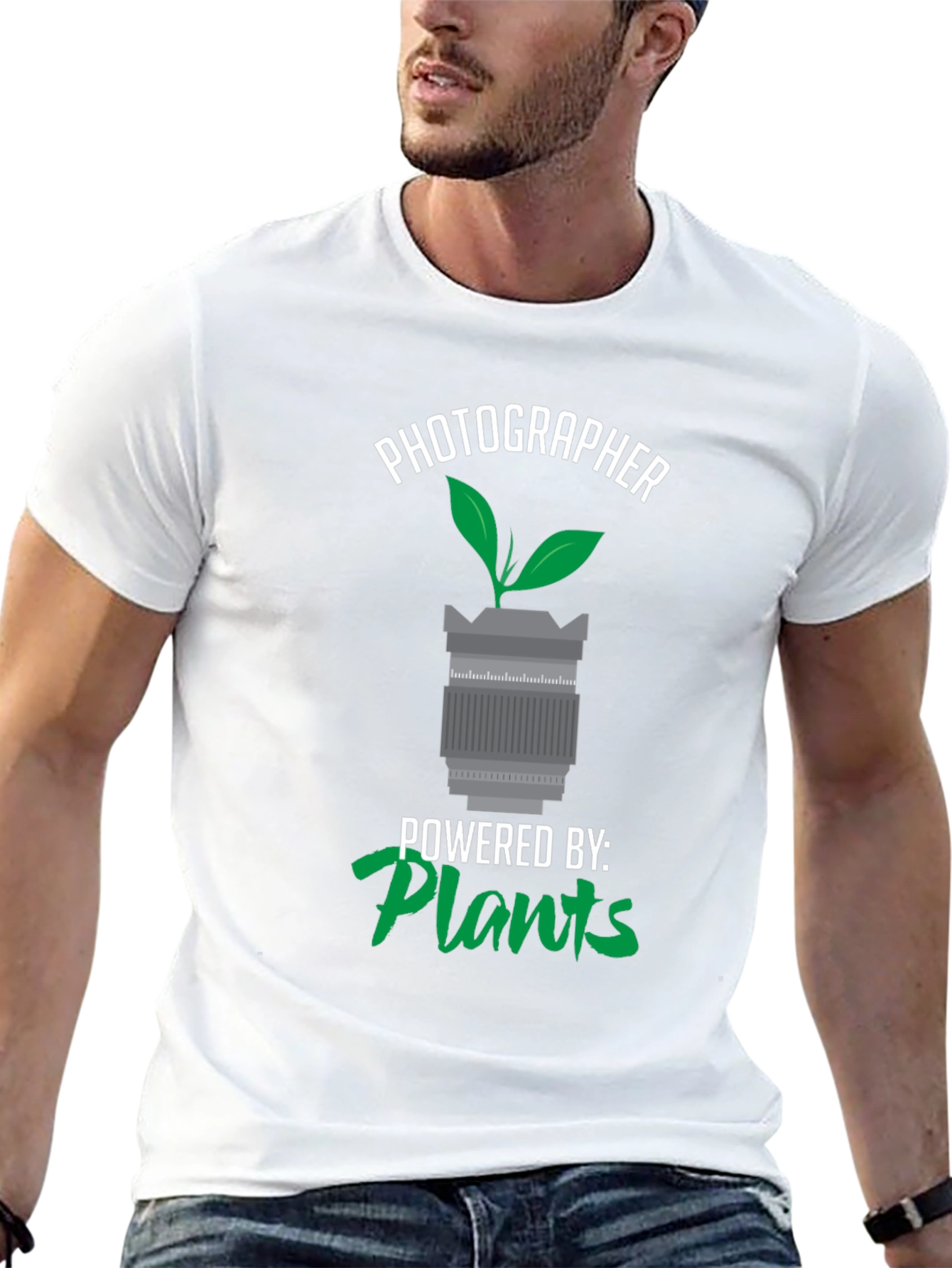 Photographer Powered by Plants T-Shirt