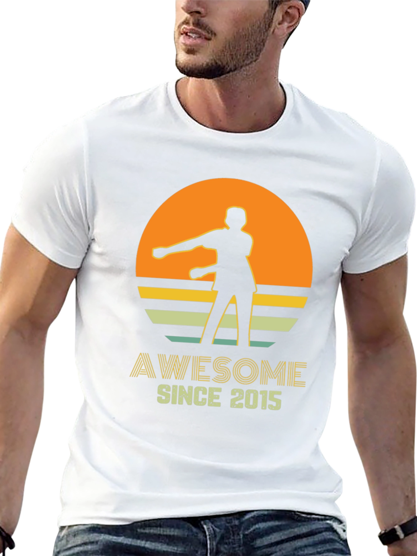 Awesome Since 2015 T-Shirt - Retro Style