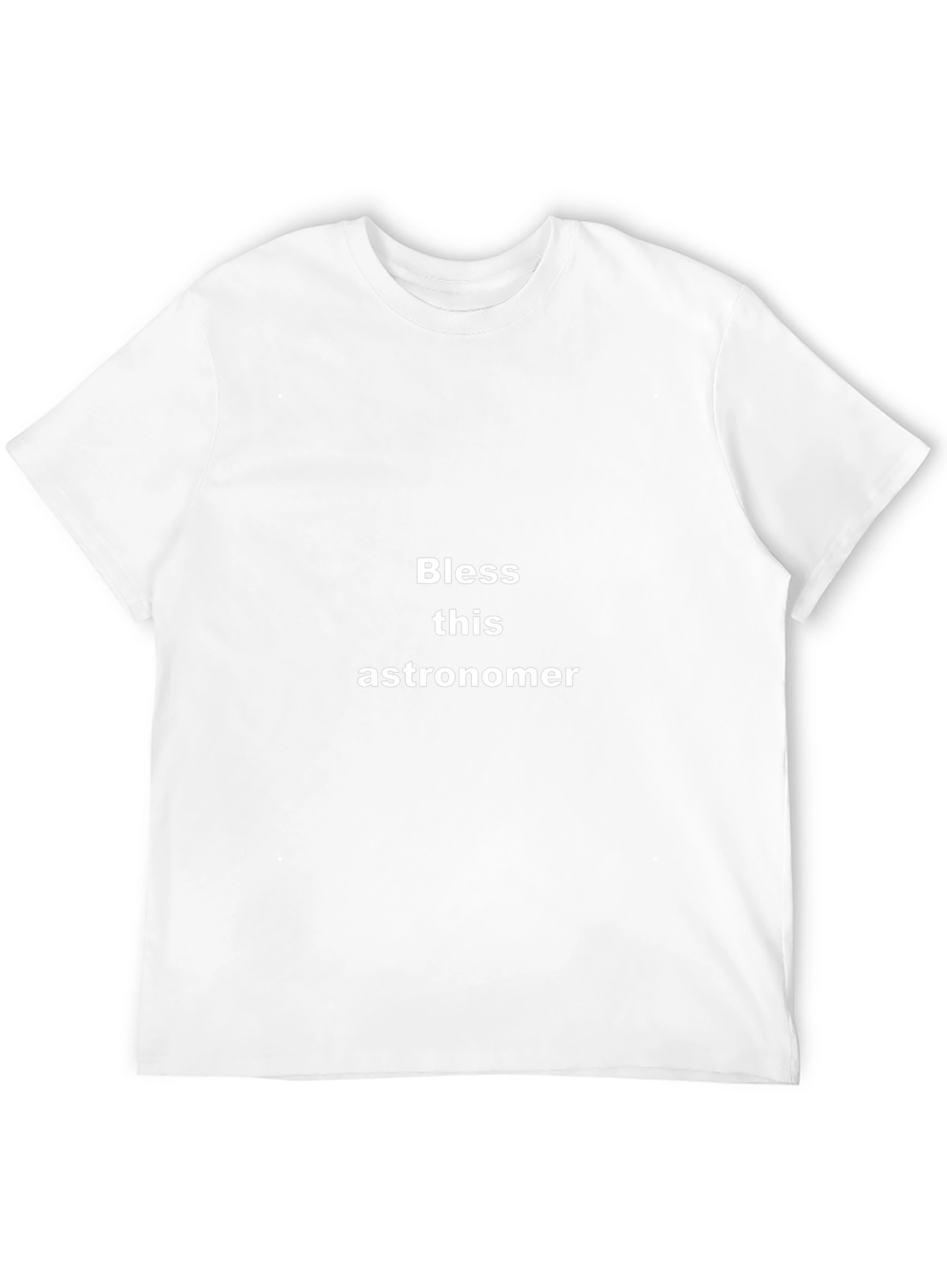 Bless This Astronomer Black T-Shirt