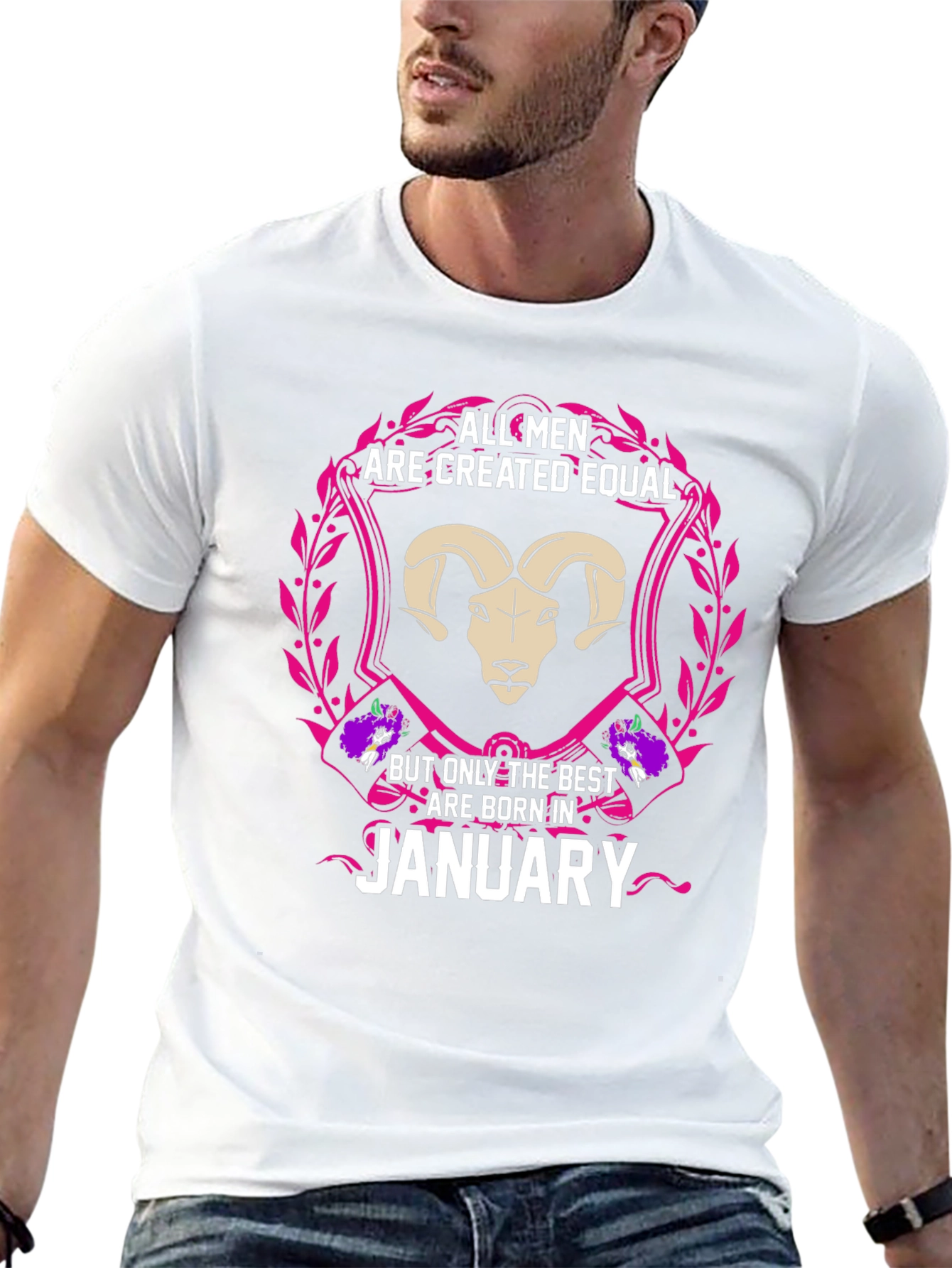 January Born Mens Graphic Tee