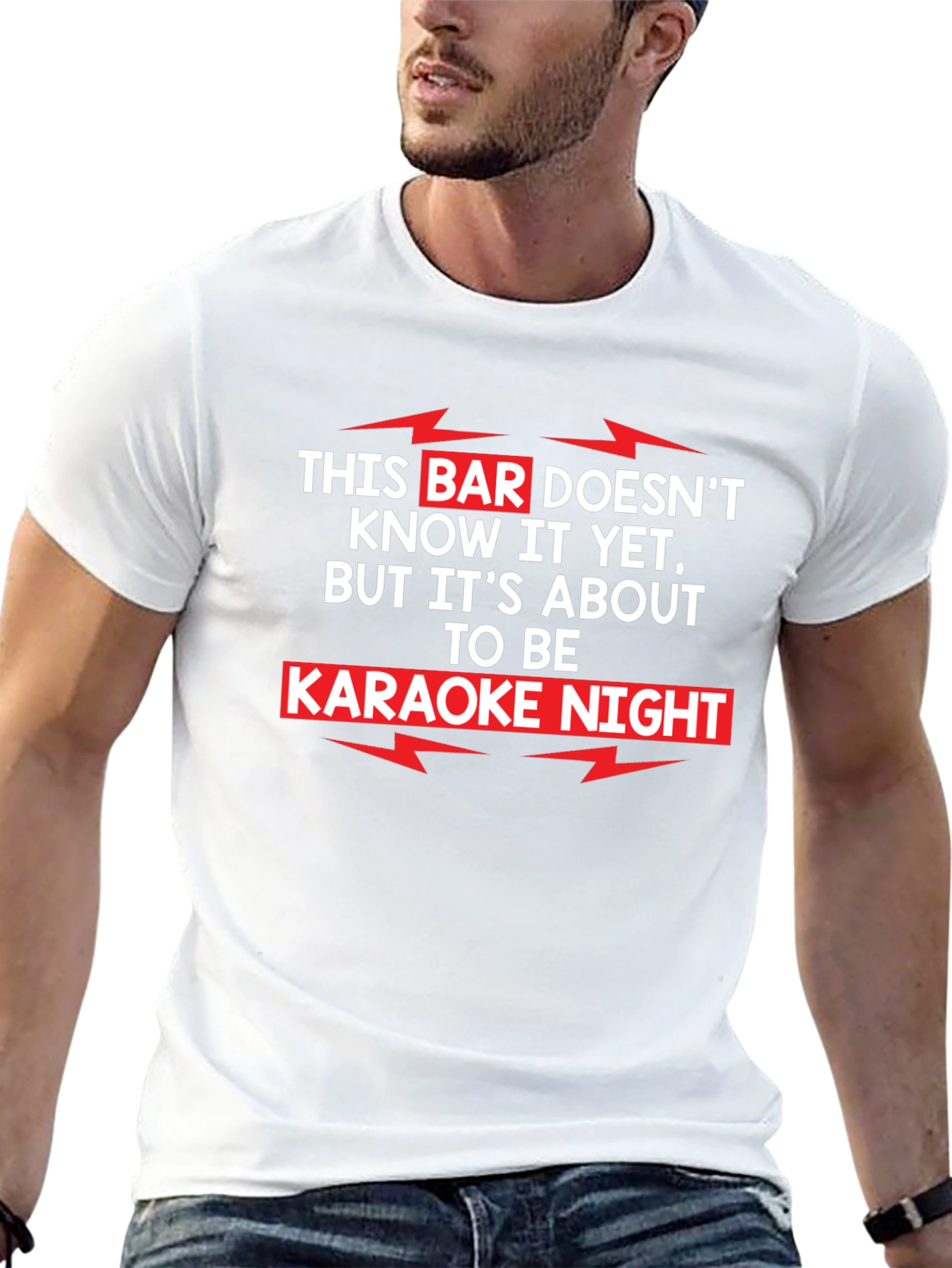 Karaoke Night T-Shirt Funny Bar Sing Tee