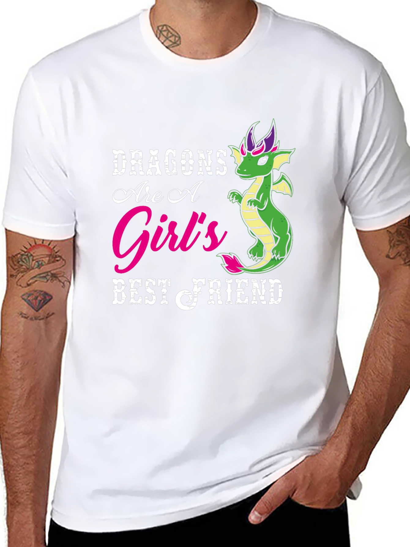 Dragon Girls Best Friend Graphic Tee
