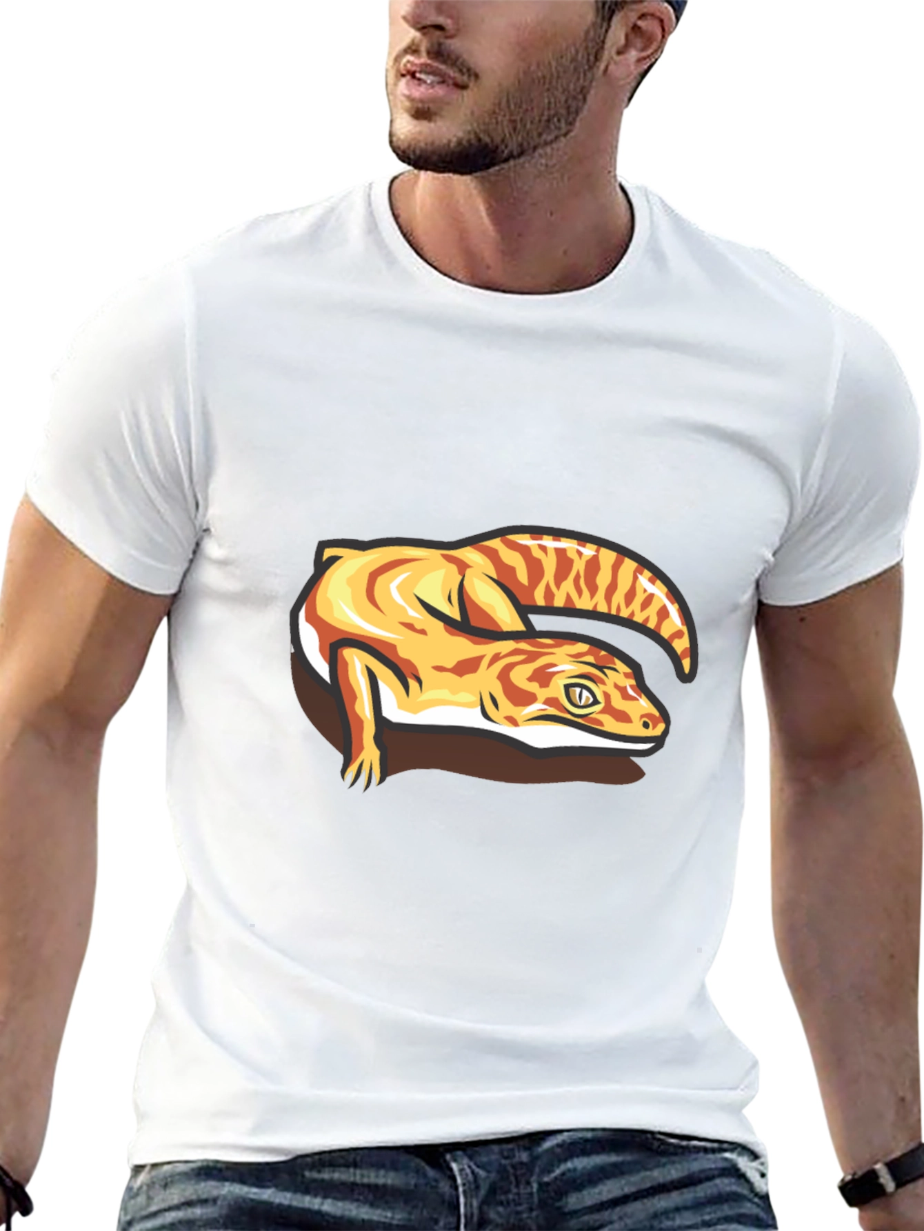 Gecko Graphic Tee - Stylish Reptile Lover T-Shirt