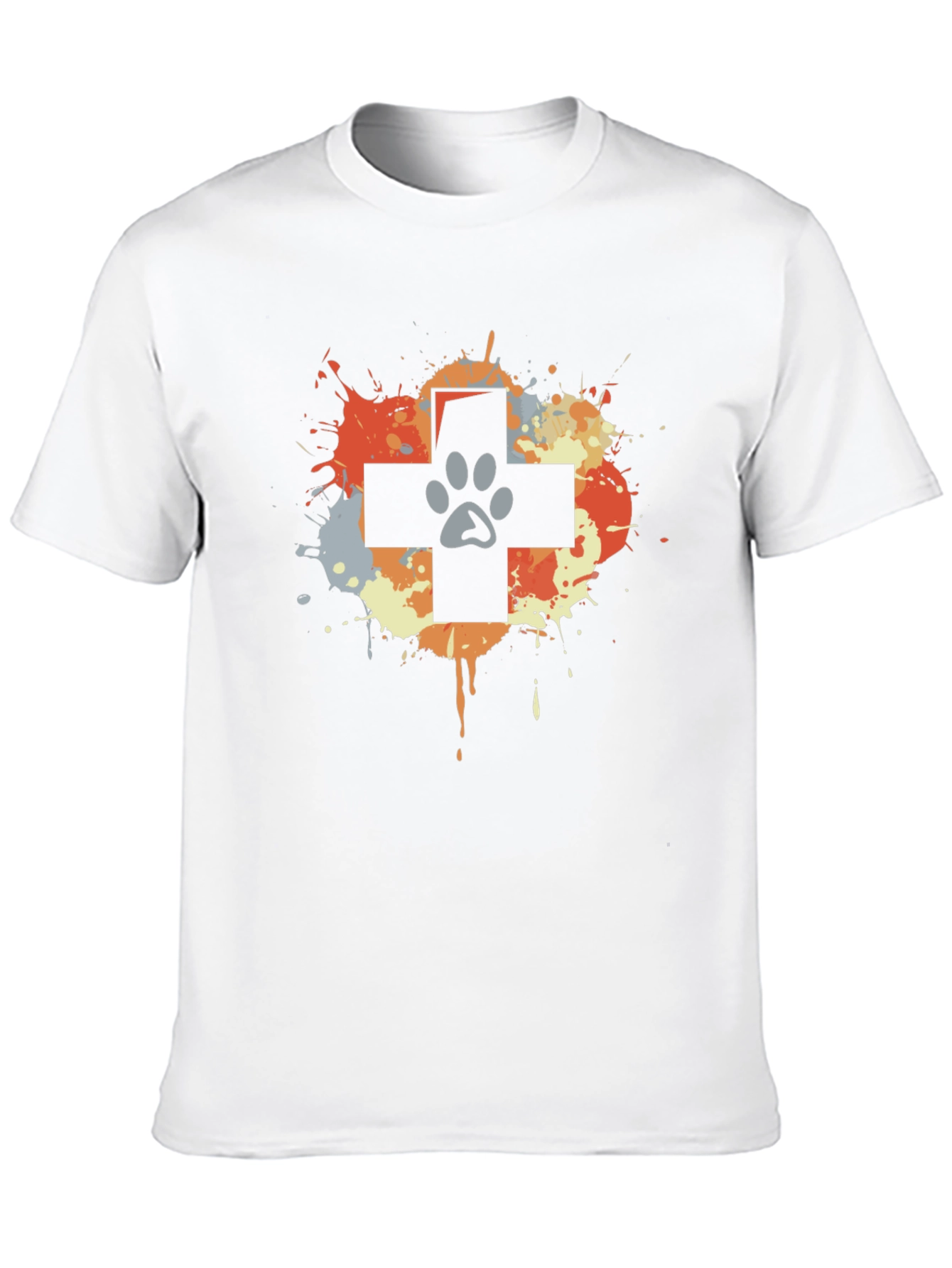 Veterinarian Paw Print T-Shirt