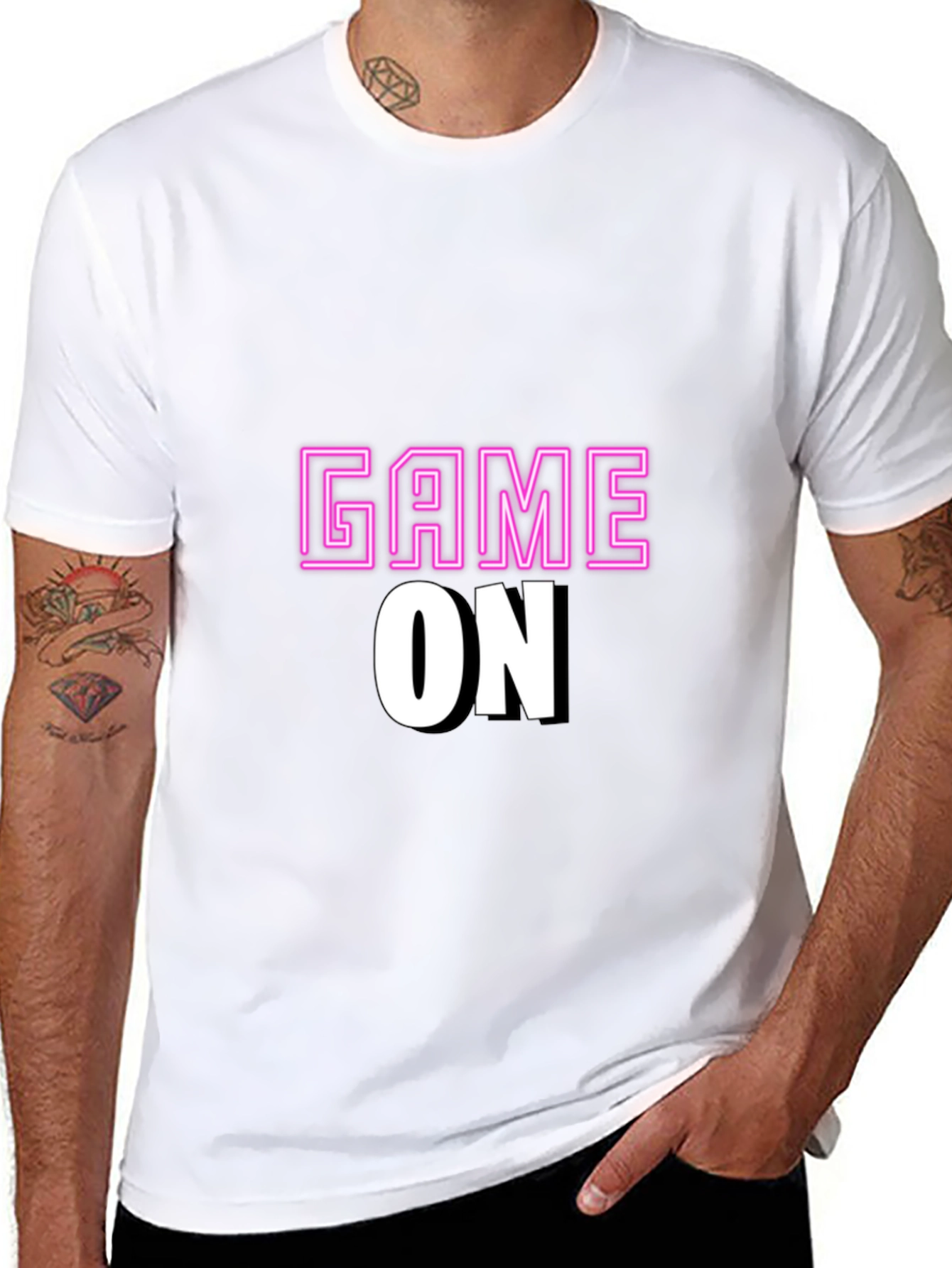 Game On Neon Graphic Tee