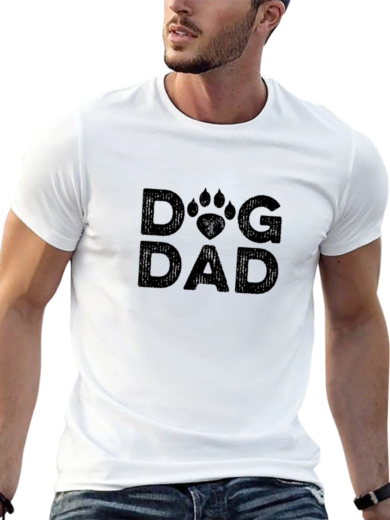 Dog Dad Tee - Black