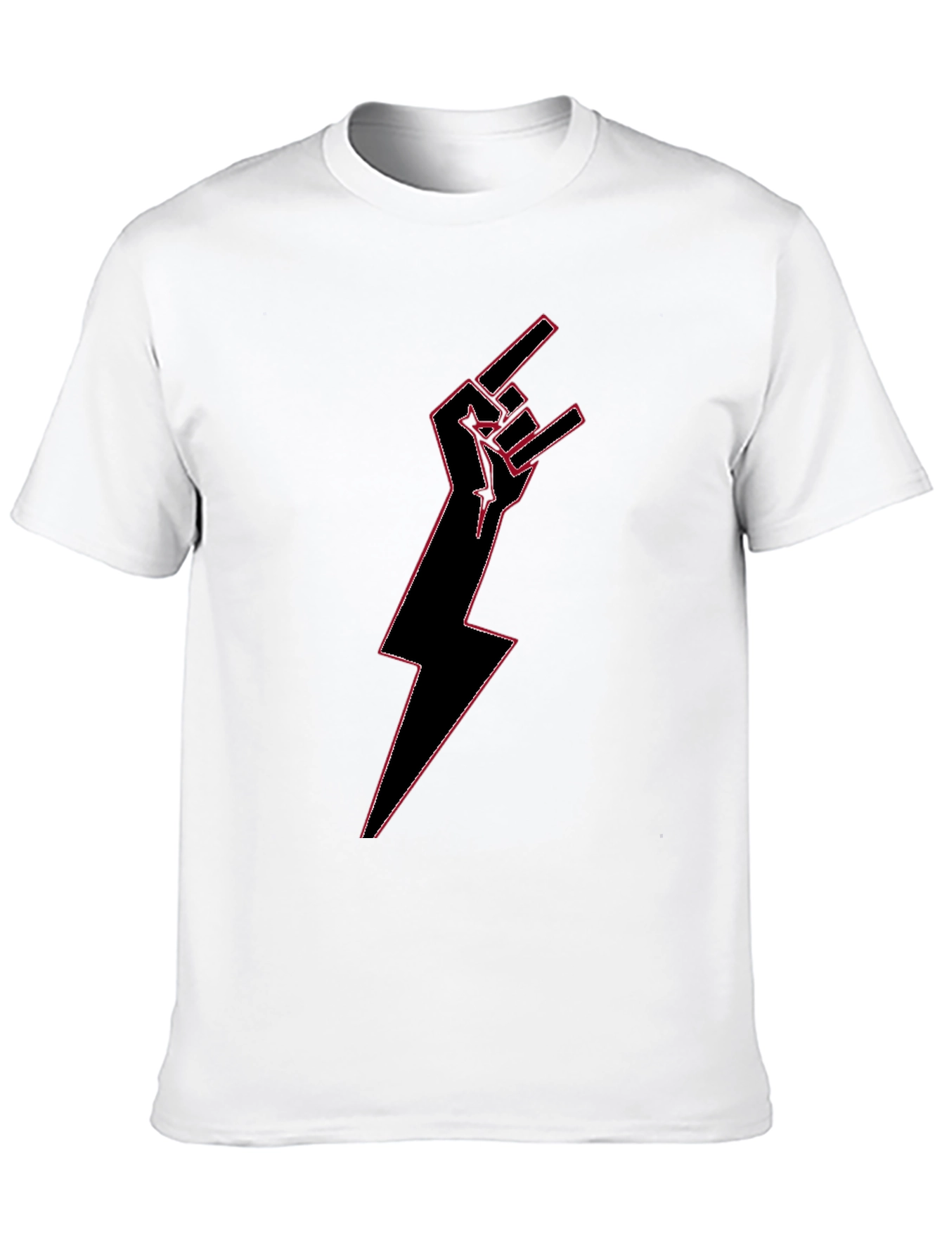 Rock On Lightning Bolt Graphic Tee