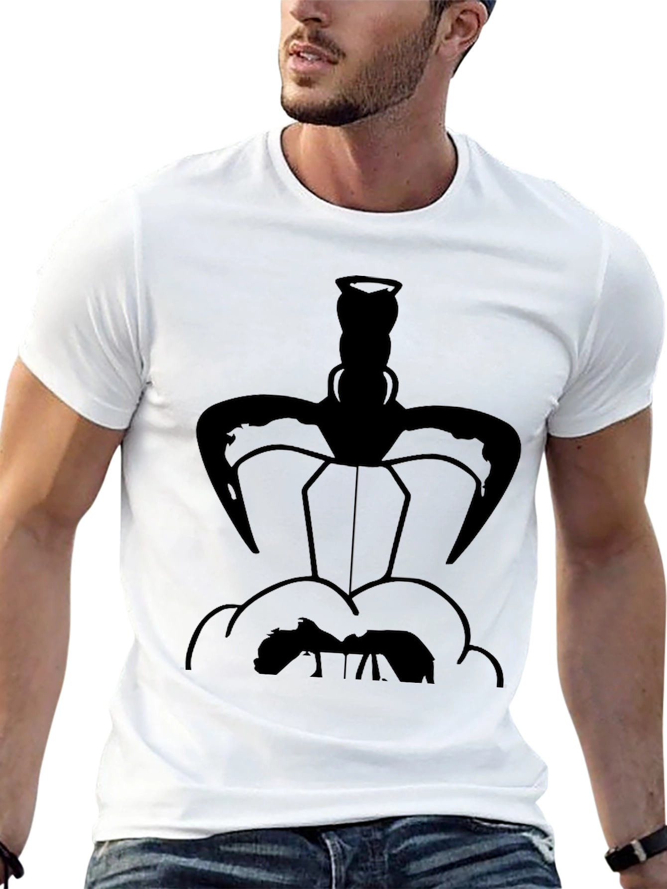 Graphic Tee - Sword & Shadows Design