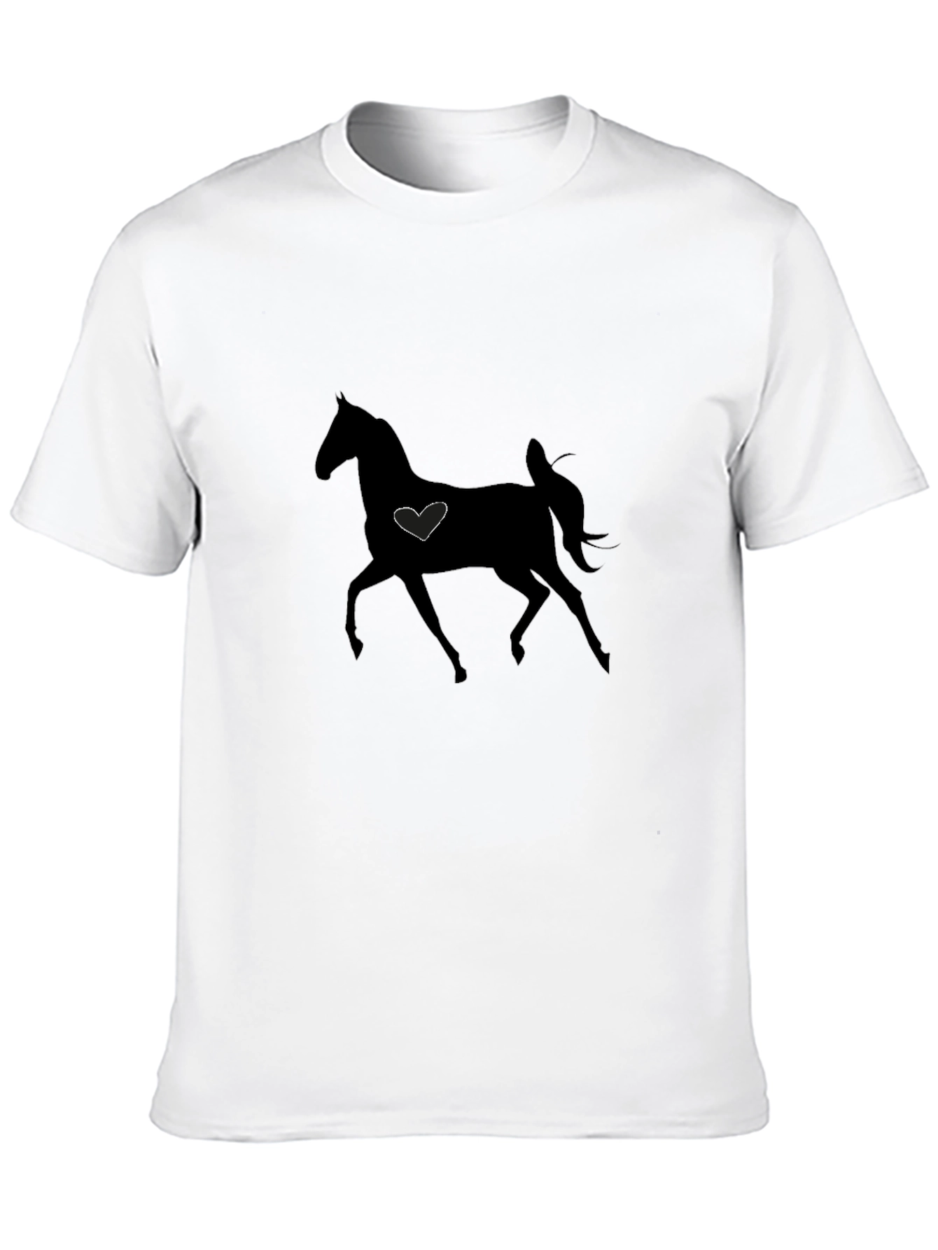 Horse Love Heart Silhouette T-Shirt