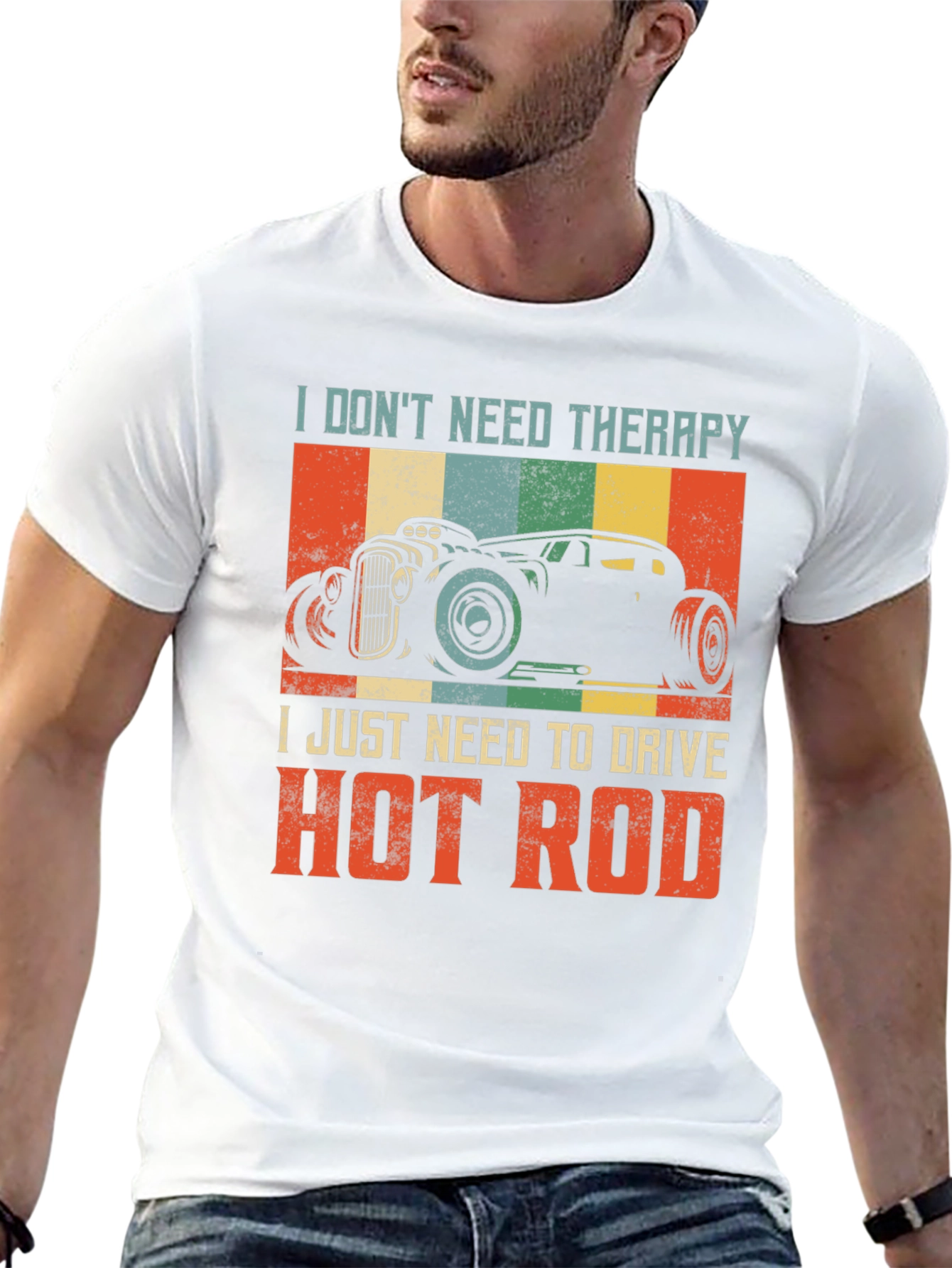 Hot Rod Therapy T-Shirt - Car Lovers Apparel
