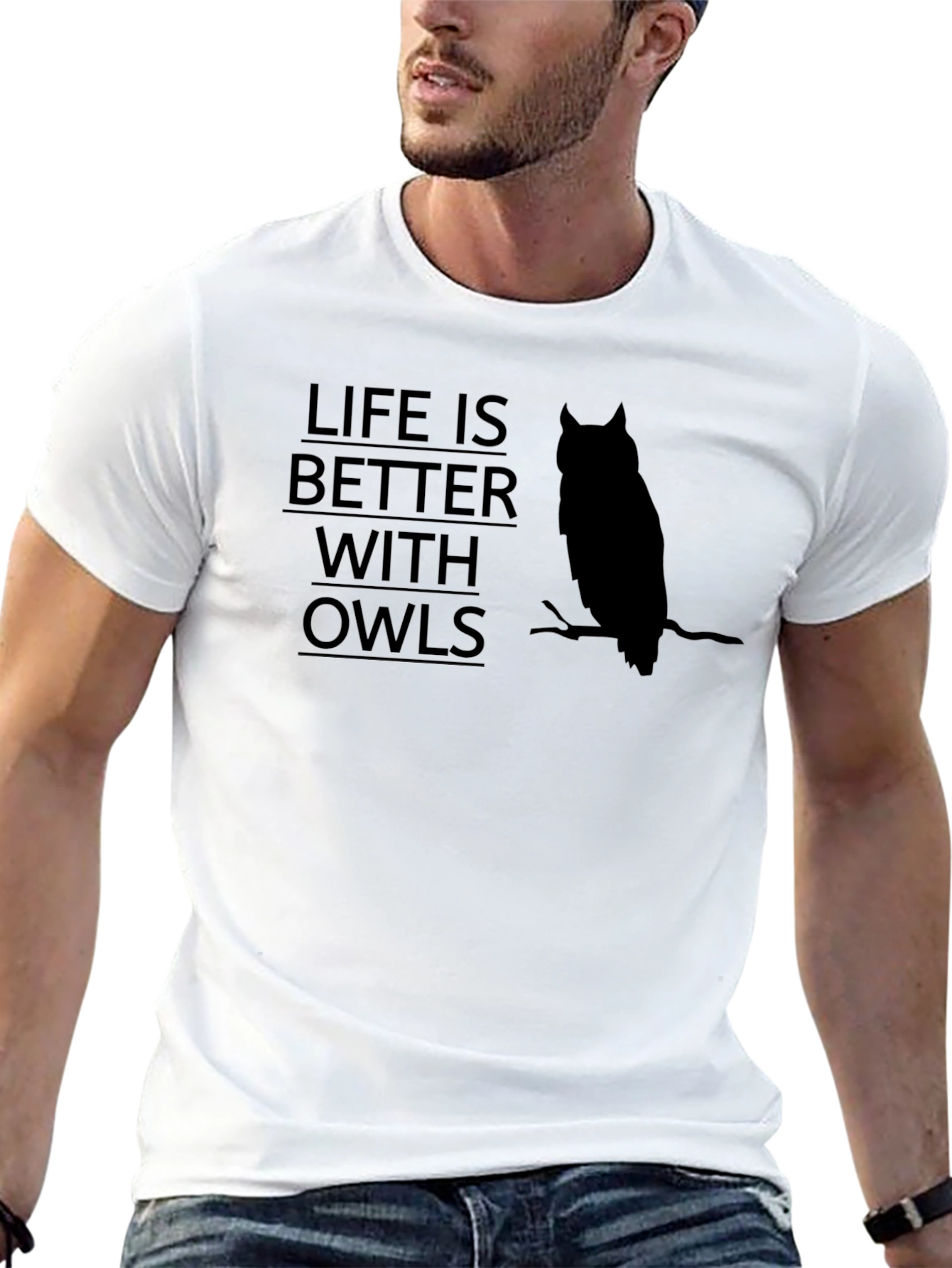 Life is Better With Owls Graphic T-Shirt