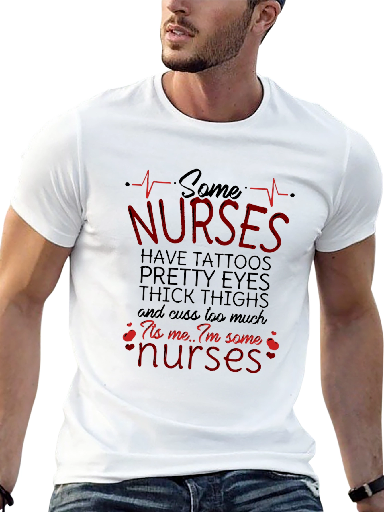 Some Nurses Have Tattoos Graphic Tee