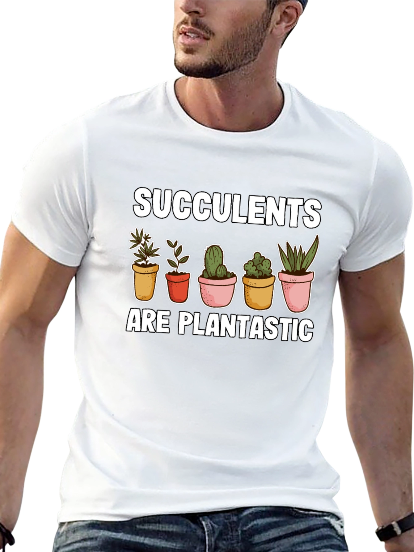Succulents Plantastic Graphic Tee