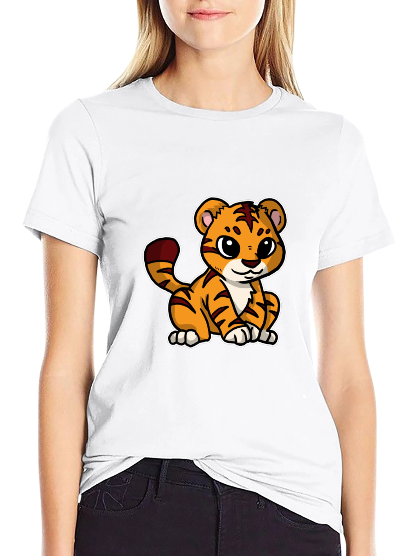 Cute Tiger Graphic T-Shirt