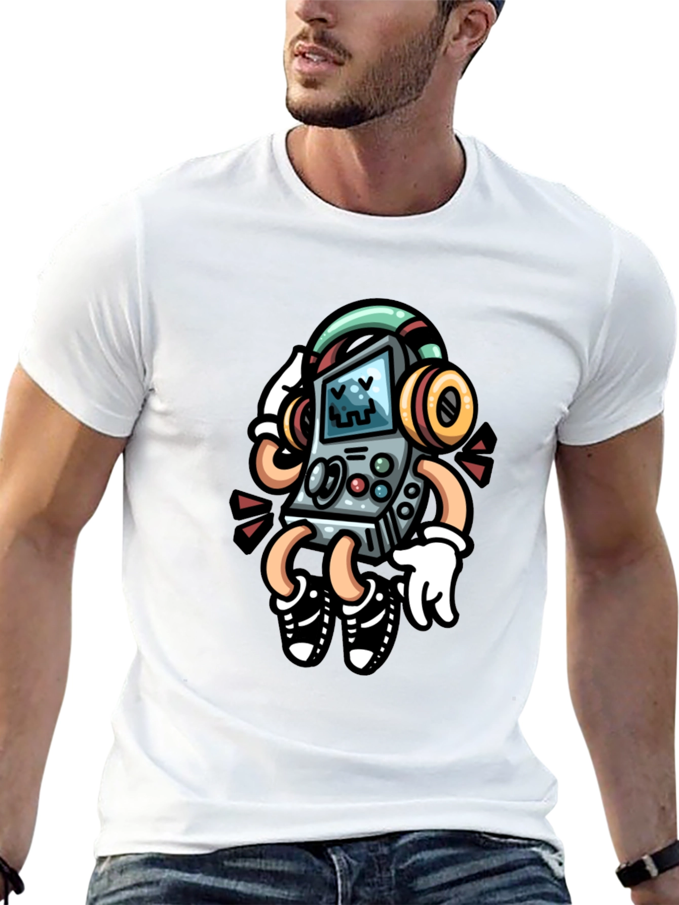Cartoon Game Console T-Shirt