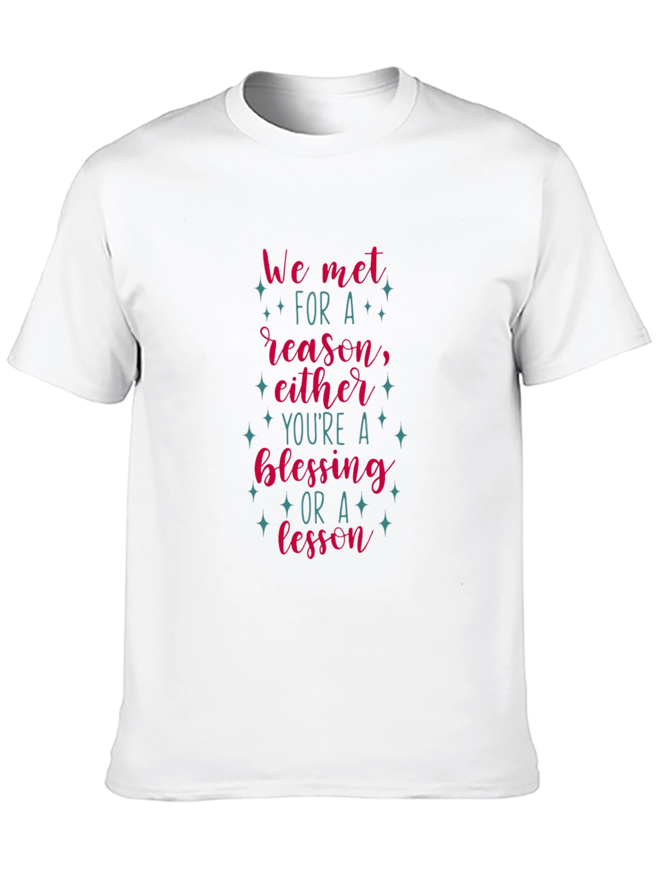 Mens Black T-Shirt - Inspirational Message