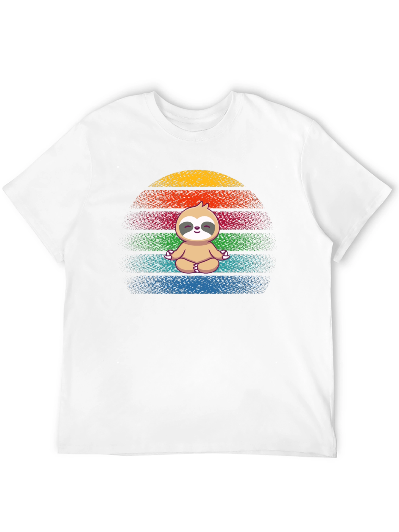 Meditating Sloth T-Shirt - Zen Vibes