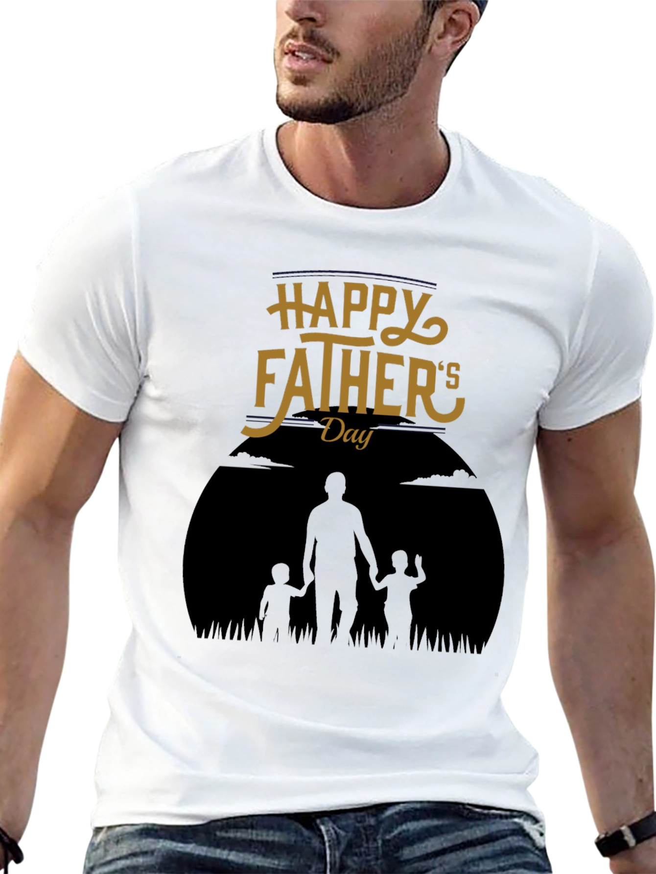 Fathers Day Graphic Tee - Black