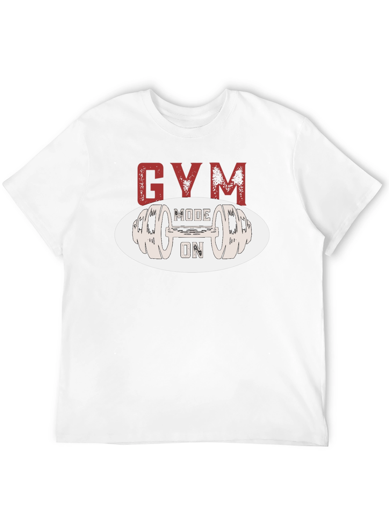 Gym Mode On Black T-Shirt