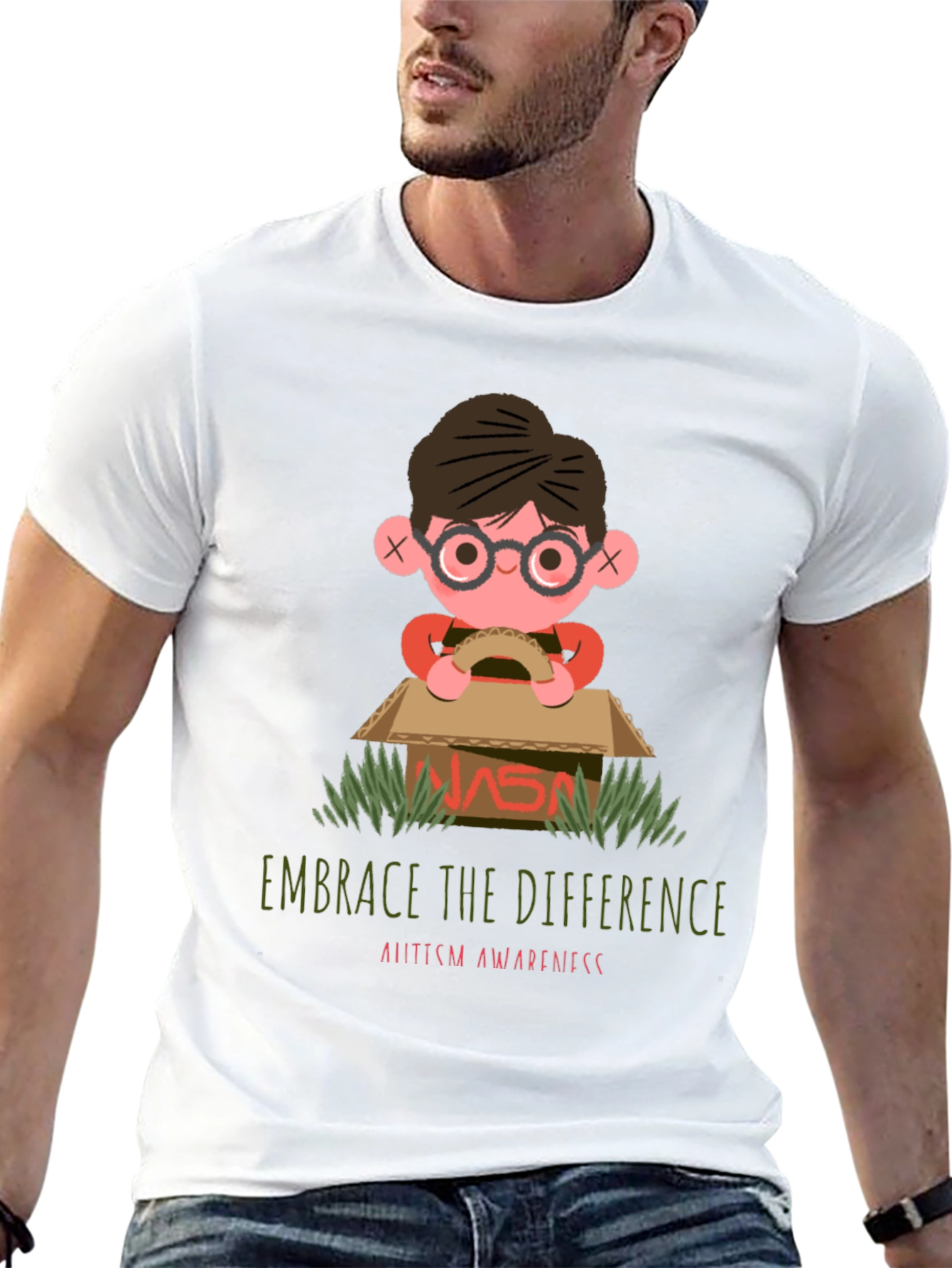 Embrace the Difference Autism Awareness Graphic Tee