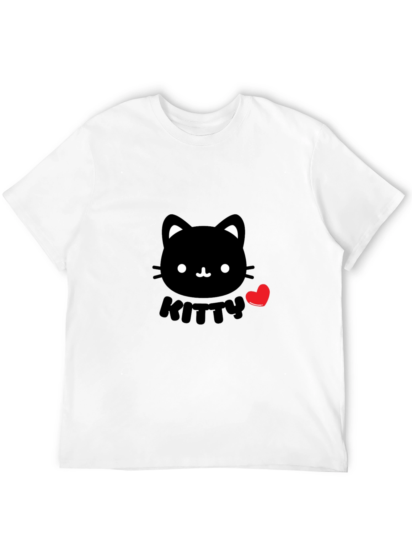 Kitty Cat Graphic T-Shirt - Soft Cotton Tee