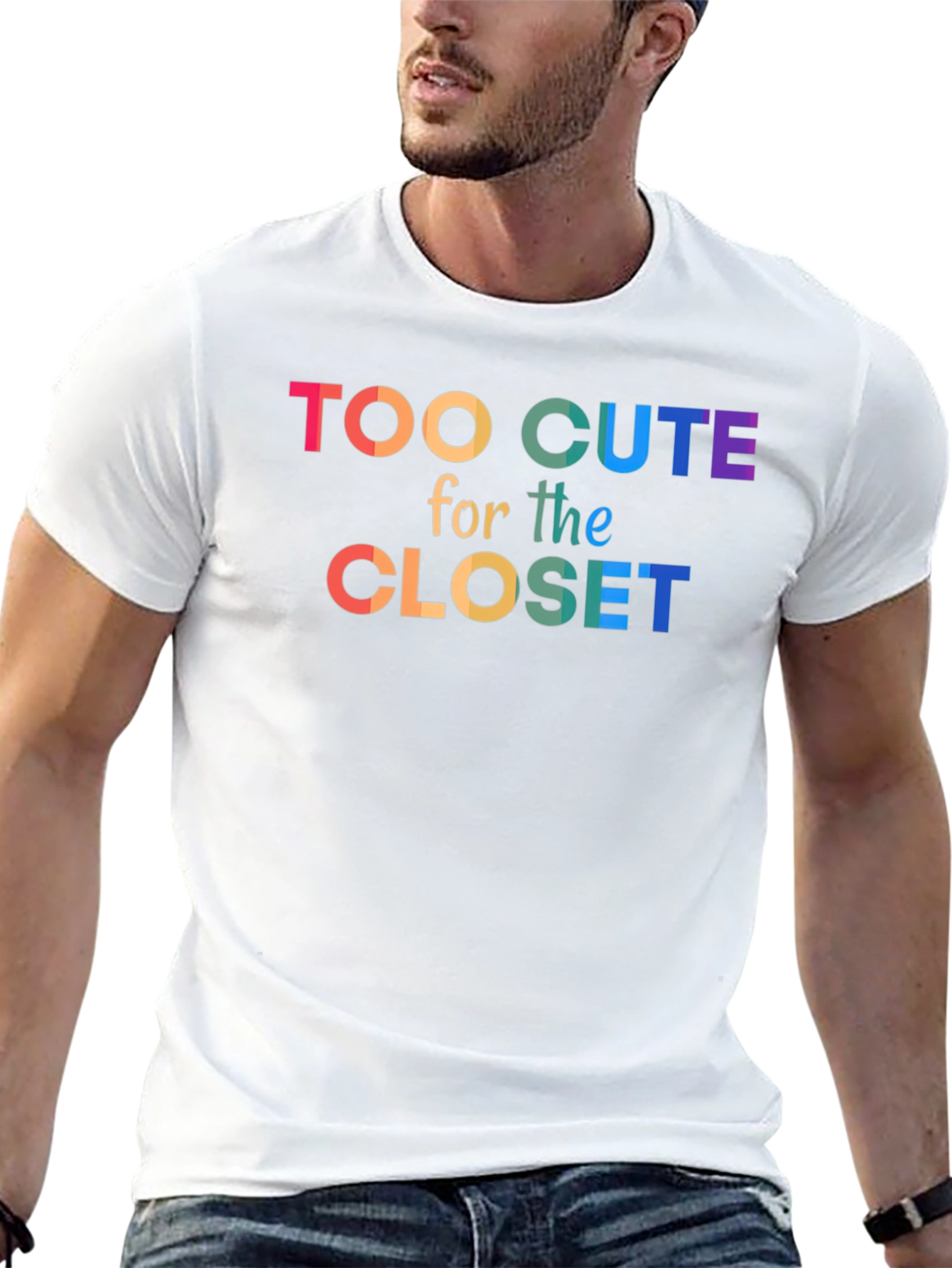 Too Cute For The Closet Pride T-Shirt