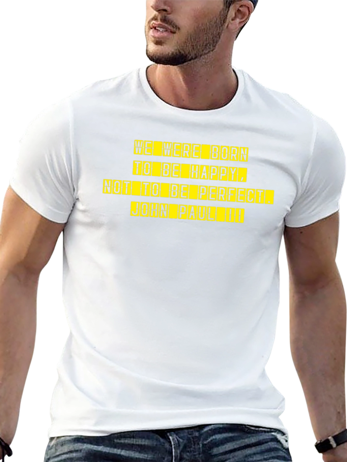 Inspirational John Paul II Black T-Shirt