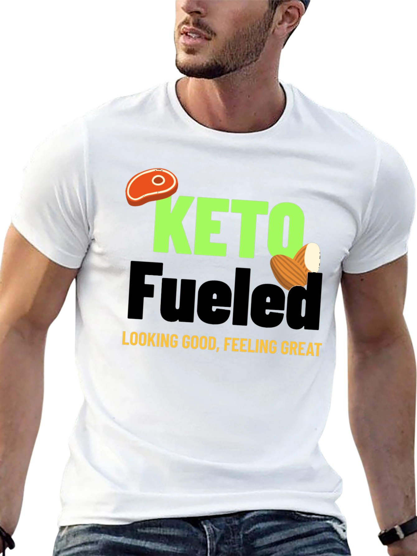 Keto Fueled Graphic T-Shirt - Unisex Fashion Tee