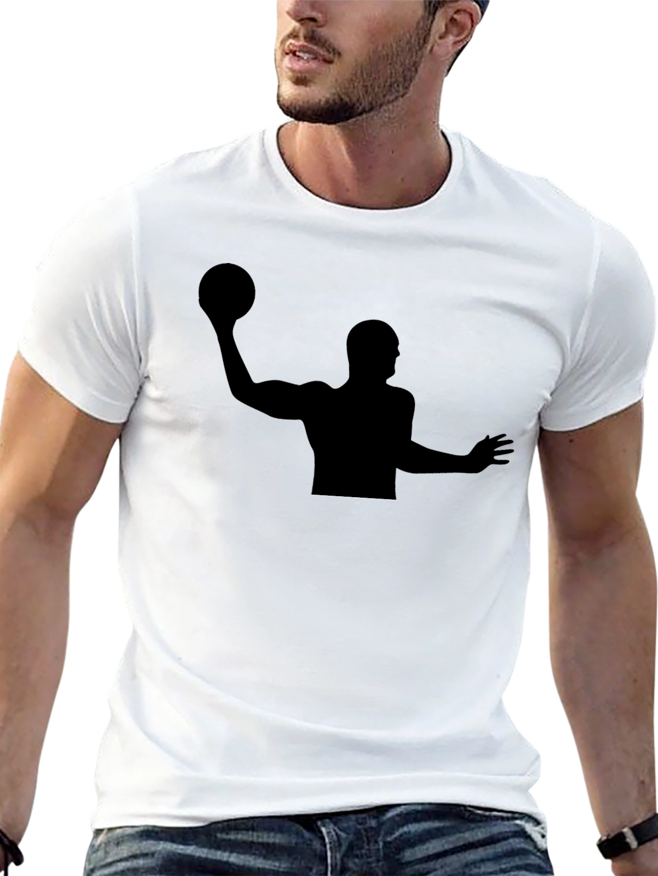 Water Polo Player Graphic T-Shirt