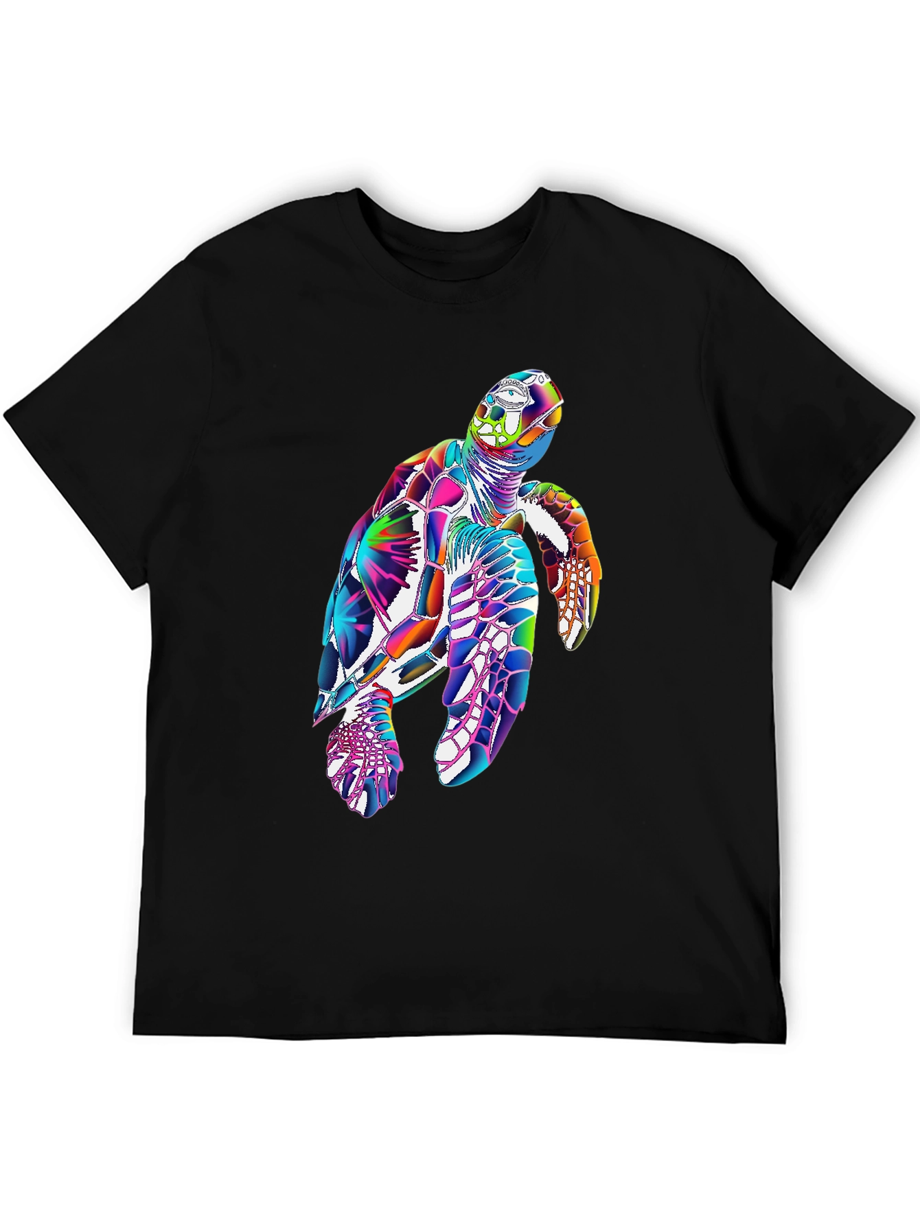 Vibrant Turtle Graphic Tee - Unique Design Soft Cotton