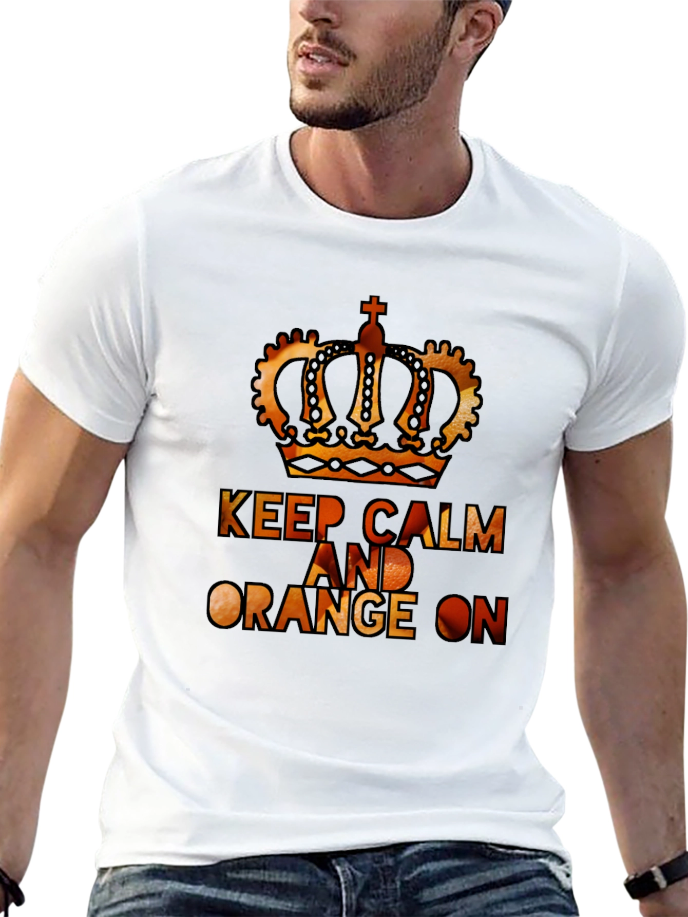Keep Calm & Orange On Graphic T-Shirt